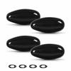 4X White LED Side Marker Light For 1999-2014 GMC Sierra 2500HD 3500HD Dually Bed