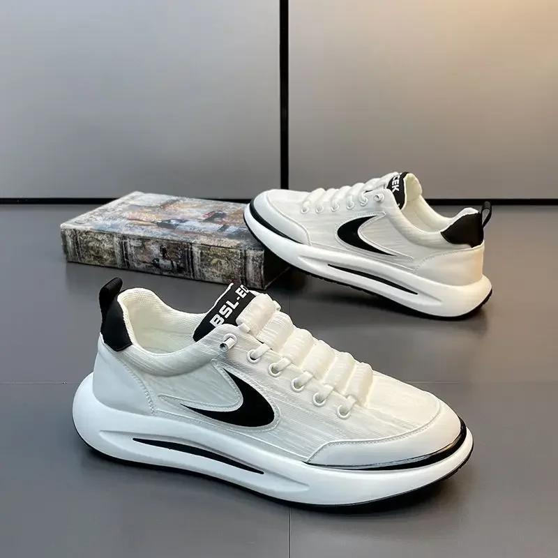 Fashion 2024 Casual Shoes for Men Luxury Mens Sneakers Outdoor Lightweight Wear-resistant Running Platform Shoes Unisex Tenis Masculino