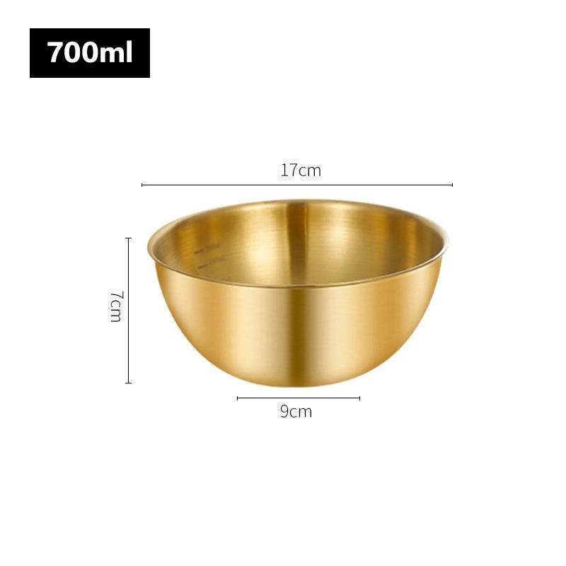Wielofunkcyjna miska ze stali nierdzewnej na sałatę z oznaczeniami pomiarowymi, miska na warzywa, miska do mieszania jajek, miska na zupę, do gotowania w kuchni