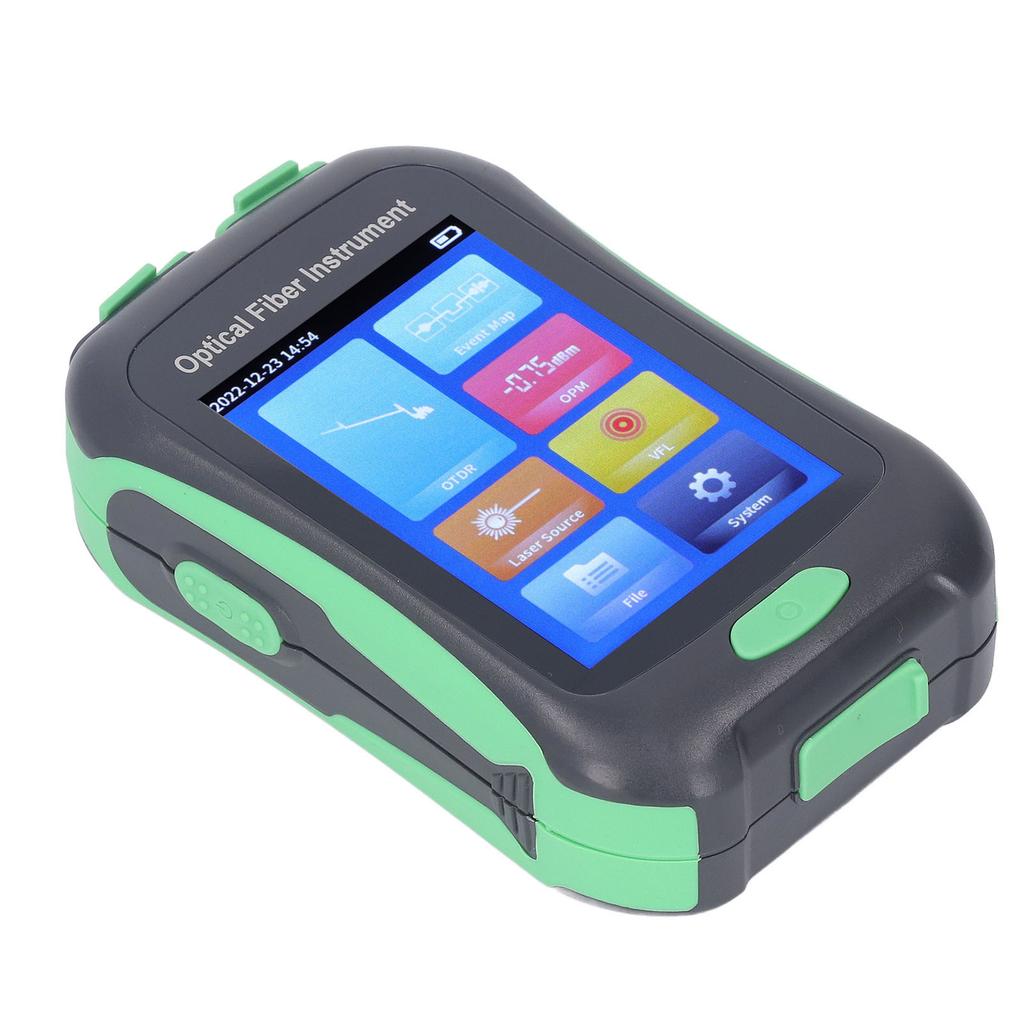 OTDR Fiber Optic Tester 1550nm 10mw 80km 20dB 3.5in Color Touch Screen Visual Fault Locator Optical