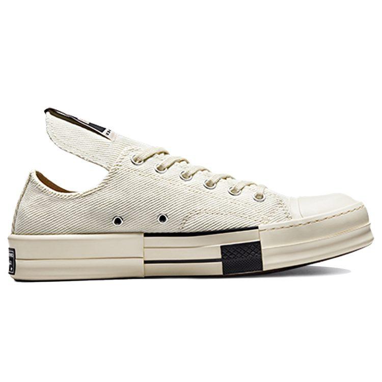Chuck 70 Rick Owens x Chuck 70 Drkshdw Drkstar Converse Low 'Egret' A00134C