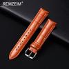 Men Women Fashion Bright Genuine Leather Watch Straps 12/14/16/18/20/22mm Watchbands Bracelet Smooth Replacement Wristband