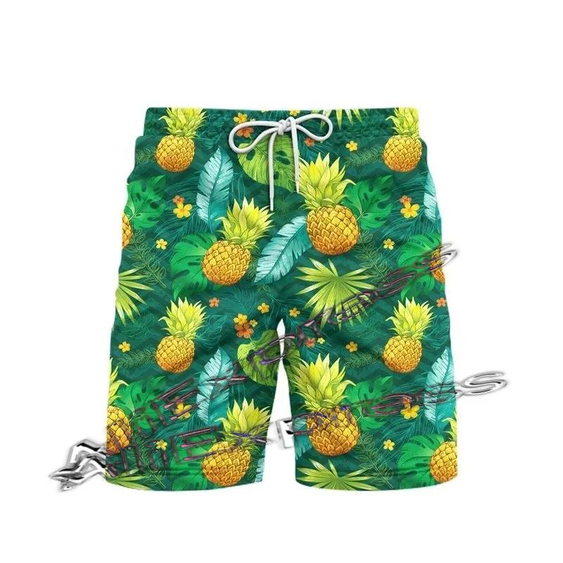 Summer Men's Lightweight Breathable 3D Printed Beach Shorts Summer Casual Swimwear for Outdoor Activities