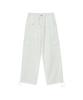 BEYOND CLOSET [Collection Line] Lux Fabric Military Detail Cargo Pants White