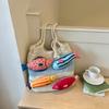 Damen Tasche mit großem Fassungsvermögen, Cartoon Fisch Design, aus Polyester Material für den täglichen Gebrauch