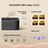 BOGASING S8 Pro Max Bluetooth Portable Wireless Speaker with Powerful HiFi Sound Loud Deep Fully Wireless Stereo USB and TF Card Support Speaker,