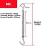 304 Stainless Steel CC Close Type Turnbuckle Adjustable Turnbuckle Tightener  Outdoor Hardware
