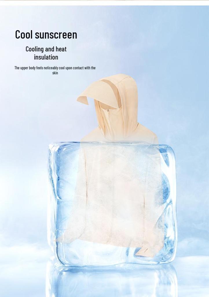 UPF50+ Ice Silk Sun Protection Clothing: Unisex Anti-UV Summer Wear for Outdoor Sports
