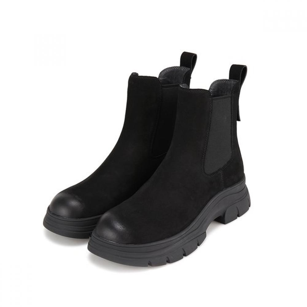 Barbara Leather Mold Chelsea Ankle Boots Bbh865bk 250mm