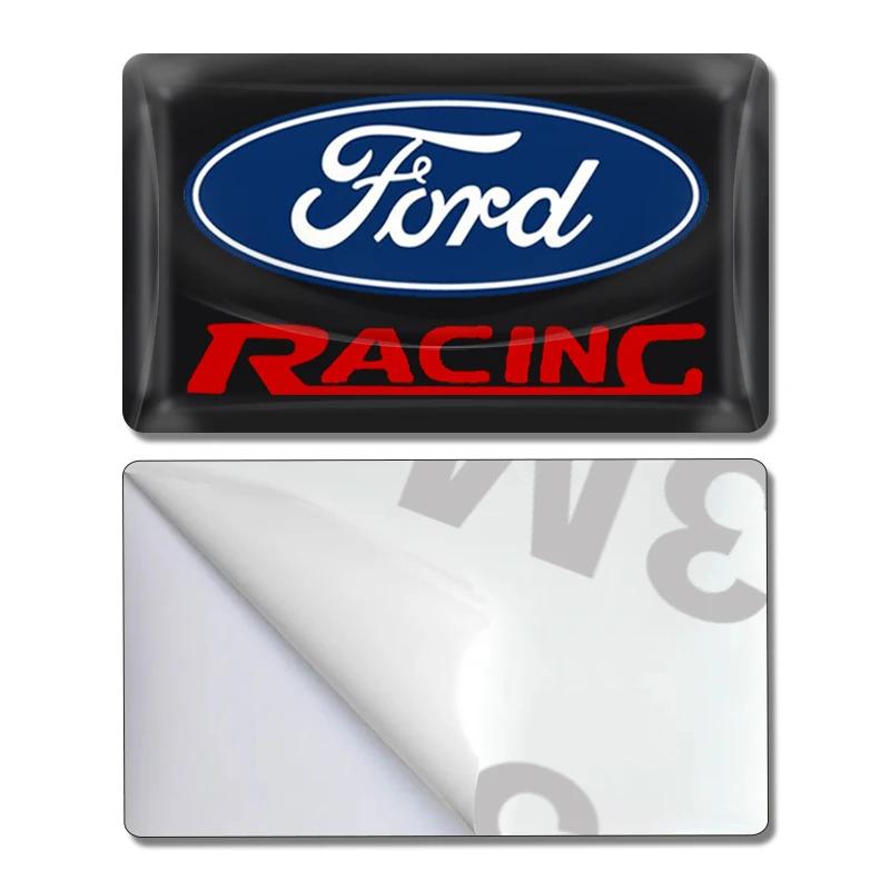 AKM1 Car Styling 3D Epoxy Car Steering Wheel Dashboard Decoration Stickers for Ford Escape Shelby Fusion Explorer Edge Fiesta Mondeo