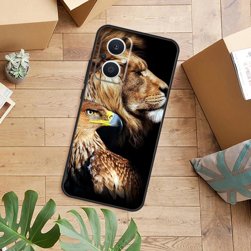 Animal Lion Wolf Tiger Eagle Phone Case For OPPO Reno 14 13 12 11 F 10 Pro 8T 8 Lite OPPO Find X9 X8 X6 X5 Pro Back Cover
