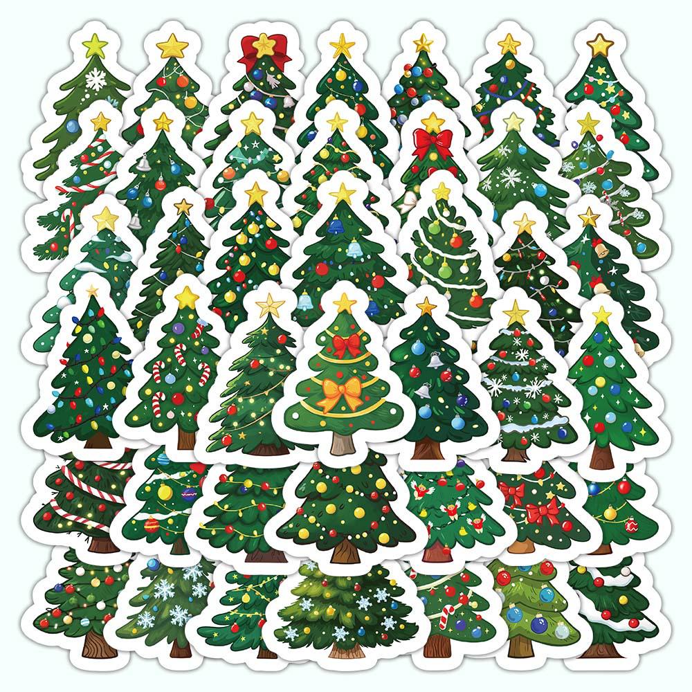 103 Cute Cartoon Animal Christmas Stickers for Envelopes, Gift Bags, and Water Cups