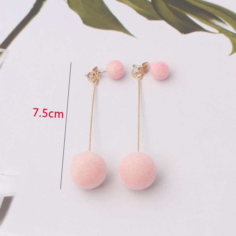 Cercei lungi roz pentru femei, modă coreeană, floare, cercei lungi atârnători, pandantive fluture inimă, cercei lungi răsuciți