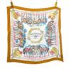 Spring New Harness Double Crepe Handmade Hemming Silk Scarf Fashion Light Luxury 70 Silk Square Scarf 100% Mulberry Silk Silk Scarf