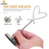 Table Number Holder, 4/6/8 In Stainless Steel Picture Clips Stand, for Food Signs, Memos, Place Cards Holder Wedding Party