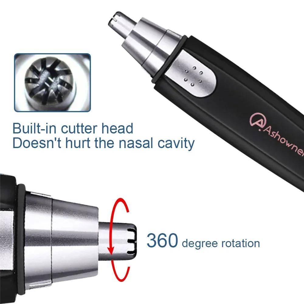1pc Nose Hair Trimmer Implement Shaver Clipper Men's Ear Neck Eyebrow Trimmer Shaver Man Clean Trimer Razor Remover Kit