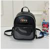 School bag Japanese ins girl mini cute backpack kindergarten class spring outing versatile sweet soft pu small backpack