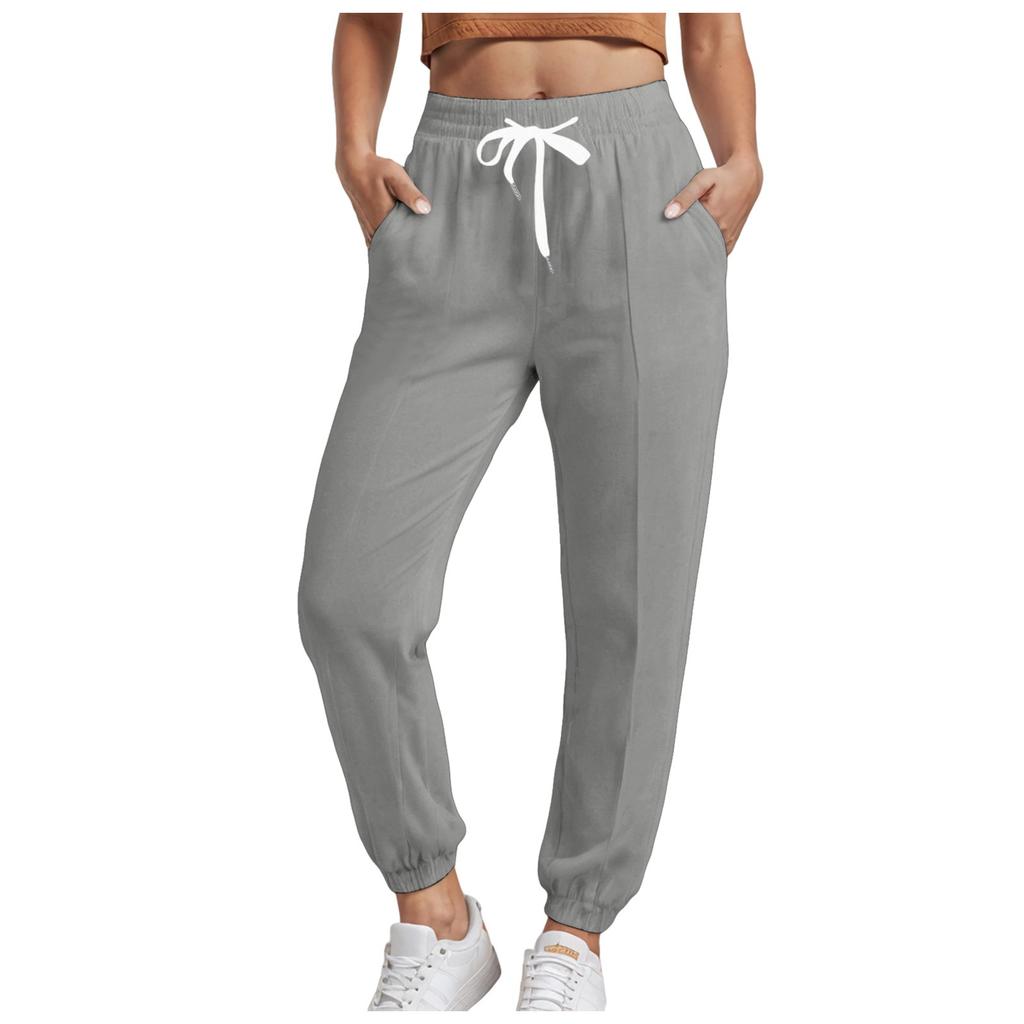 Women Casual Harem Pants Streetwear Tracksuit Pants Summer Bottoms Sweatpants For Women Elastic Jogging Sports Pants