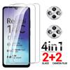 4Pcs [2+2] For Redmi 14C 4G HD Clear Tempered Glass Screen Protector + Lens Camera Film Case Film Cover