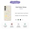 For Samsung Galaxy A16 5G/4G Case Small Flowers Pattern Printing Straight Edge TPU Phone Back Cover
