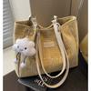 Fashion design sense large-capacity bag new women's shoulder bag niche versatile commuter to work tote bag