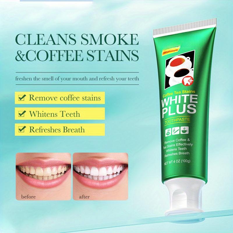 Remoção de manchas por escovação, boca limpa, refresca e clareia os dentes.