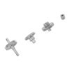 RC Crawler Gear Set Stainless Steel Easy Installation Light Precise RC Transmission Gear for Traxxas TRX4M 1 18 Crawler