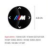 Car Multimedia Knob Button Cover Sticker For BMW MINI 5 Series G30 G32 6GT G20 F10 F30 G01 G02 G05 G06 G07 G11 F15 3GT X3 X4 X5 cysh69
