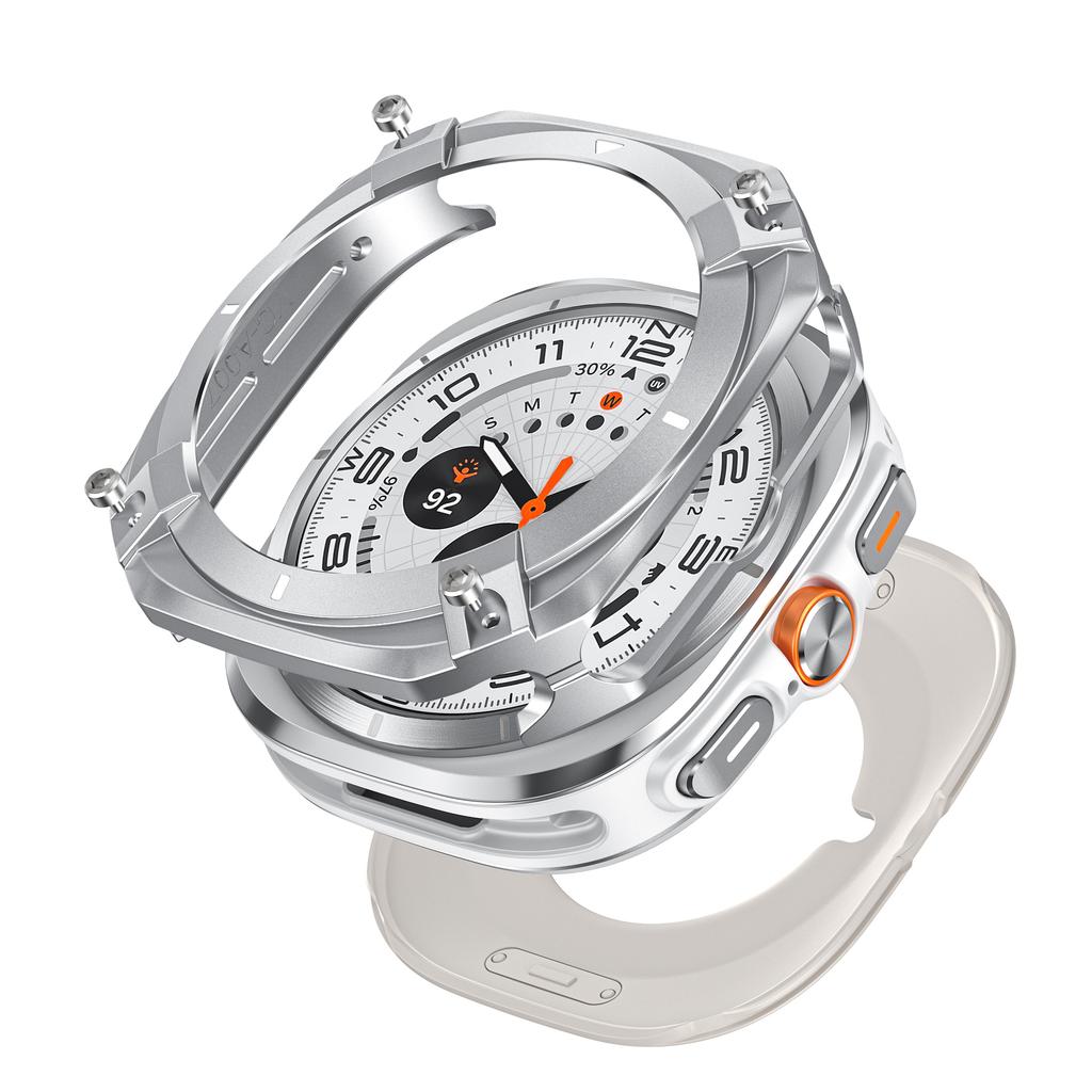 Aluminiowa Obudowa Ochronna Dla Samsung Galaxy Watch Ultra 2024/2025 47mm Męska Osłona Dla SAMSUNG Galaxy Watch 8 44mm Akcesoria Ochronne Ekranu