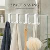 10/1PCS Glass Shower Door Hooks Multifunction No-Drill Clothes Towels Hanging Rack Household Heavy Duty Bathroom Organizer Tools