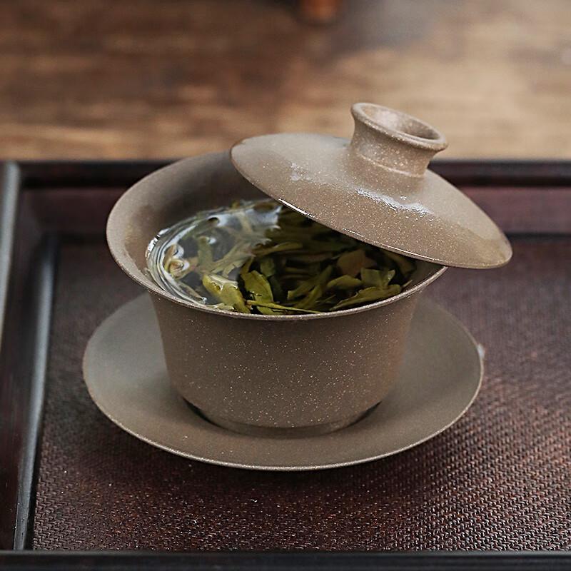 Bainian Liyong Yixing Zisha San Cai Gaiwan