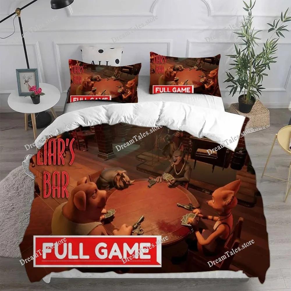 New Game Liar's Bar Bedding Sets Quilt Bed Cover Comforter Duvet Cover Pillow Case Kids Adult Bedroom Decoration Luxury Gift