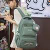 Schoolbag Simple Large-capacity Student Schoolbag New Cute Girl Junior High School Backpack Short Trip Multifunctional Backpack
