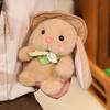 Pudding Plush Bunny Stuffed Toy Hat Rabbit Doll Decoration Kids Gift Birthday