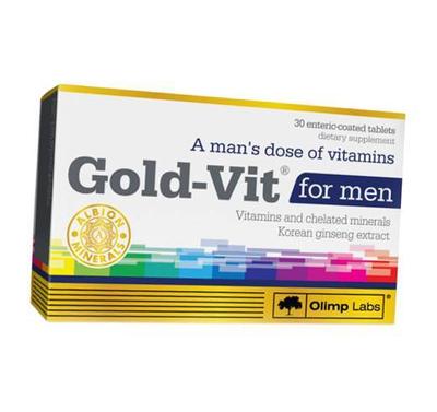 Вітаміни для чоловіків, Gold-Vit for men, (36283077)