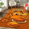 1Pc Garfield'S Monday Feast Rug, Office Carpet Indoor Outdoor Doormat, Non-Slip Soft, Living Room, Christmas Halloween Gift M9294
