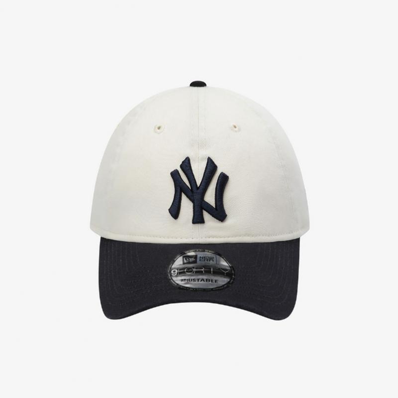 New Era New York Yankees Basic Unstructured Ballcap Ivory 15131668