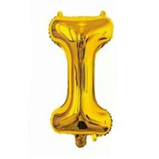 16 Inch Slim Gold Letter Aluminum Foil Balloon Bright Gold Wedding Decoration Film Balloon