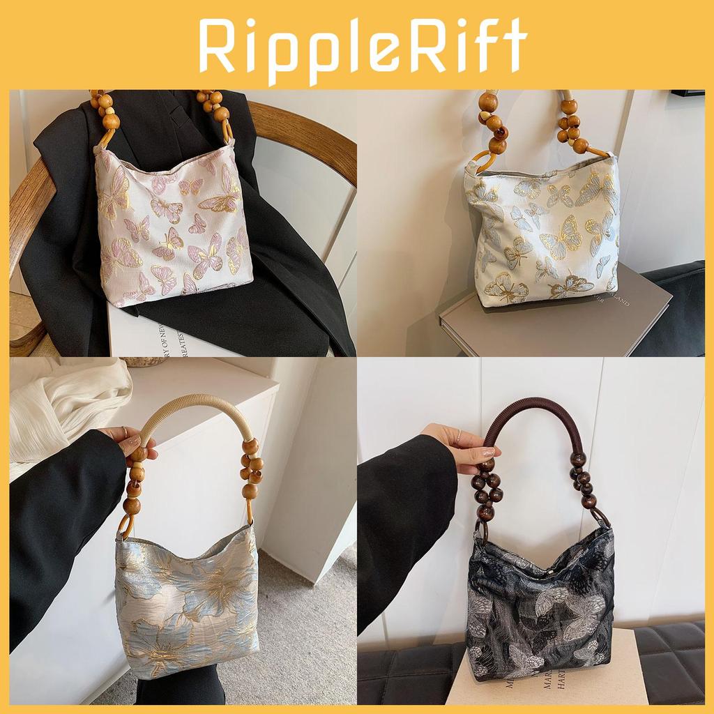 Silk Bucket Bag For Women With Magnetic Closure And Internal Phone Pocket For Daily Use