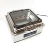 Stainless Steel Electric Buffet Chafing Dish - Smart Self-Service Warmer with Transparent Insulation for Hotel Breakfasts