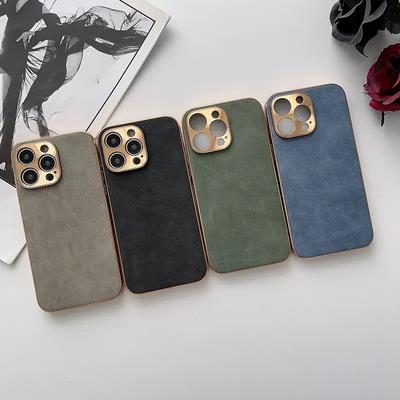 Použitelné pro Apple 16proMax Yangbape Pouzdro na mobilní telefon Galvanizované iPhone 15 Kovový objektiv Ochranné pouzdro proti pádu 14