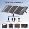 NEWSMY S1210 Station d'énergie portable 2000W, Crête 3000W, Batterie LiMnFePO₄ 1102,5Wh, Charge rapide AC 1300W, Générateur solaire MPPT