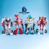Magic Knight DK-06: Transforming Fire Truck, Helicopter & Ambulance Robot Toy