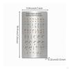 Braille Learning Board Brushed Finish Educational Tool Rounded Corners