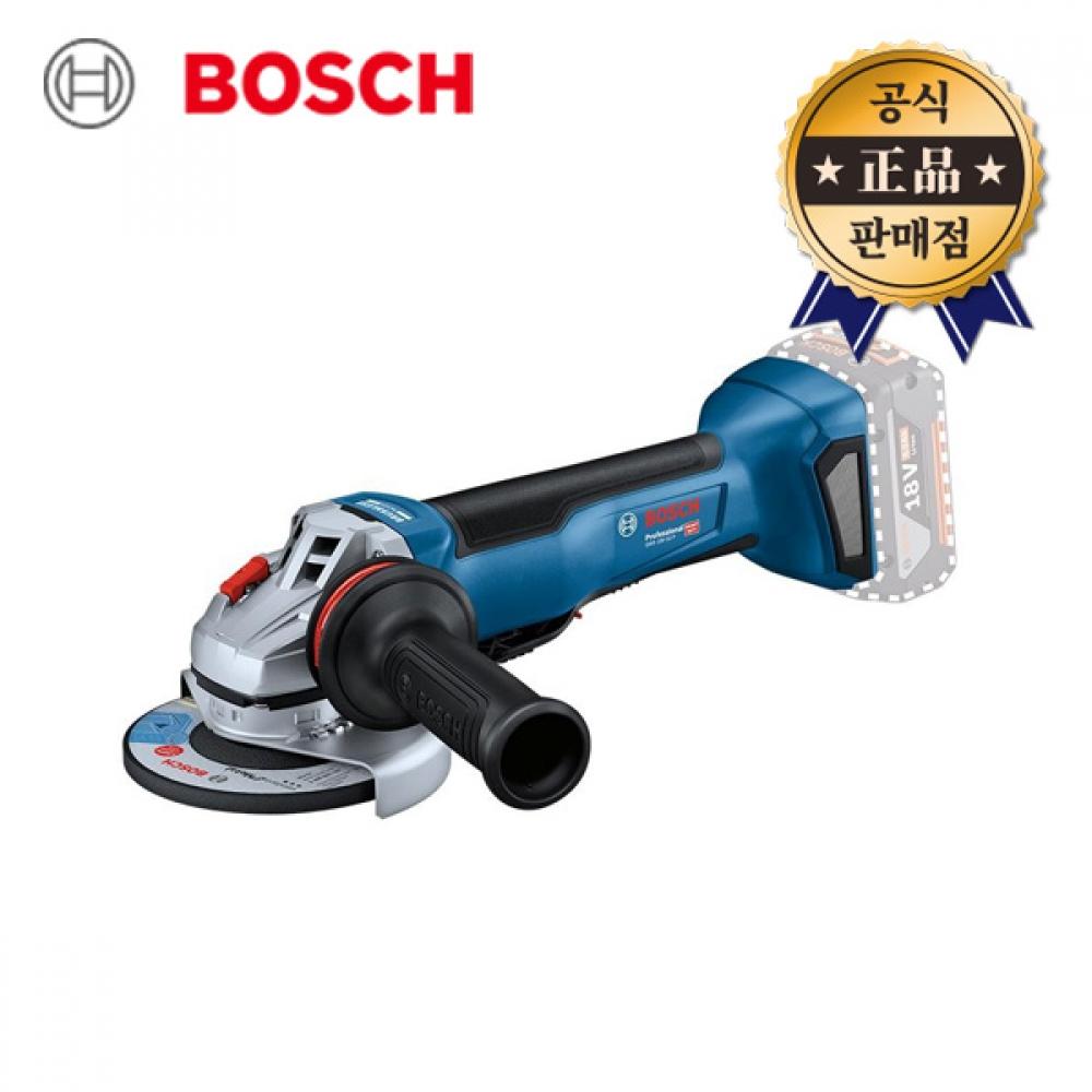 

Аккумуляторная угловая шлифовальная машина BOSCH GWS18V 10P, основной корпус, 4 дюйма, лопастной тип, бесщеточный