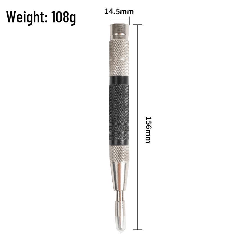 Automatic Spring-Loaded Glass Punch and Window Breaker