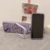 Ins Invisible Bracket Holder Phone Case For Iphone 14 13 12 11 Pro Max 14 Plus Cute Cartoon Line Bear Shockproof Cover