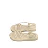 Roman sandals women's 2025 new summer wear with skirt casual Internet celebrity fairy style versatile flat beach