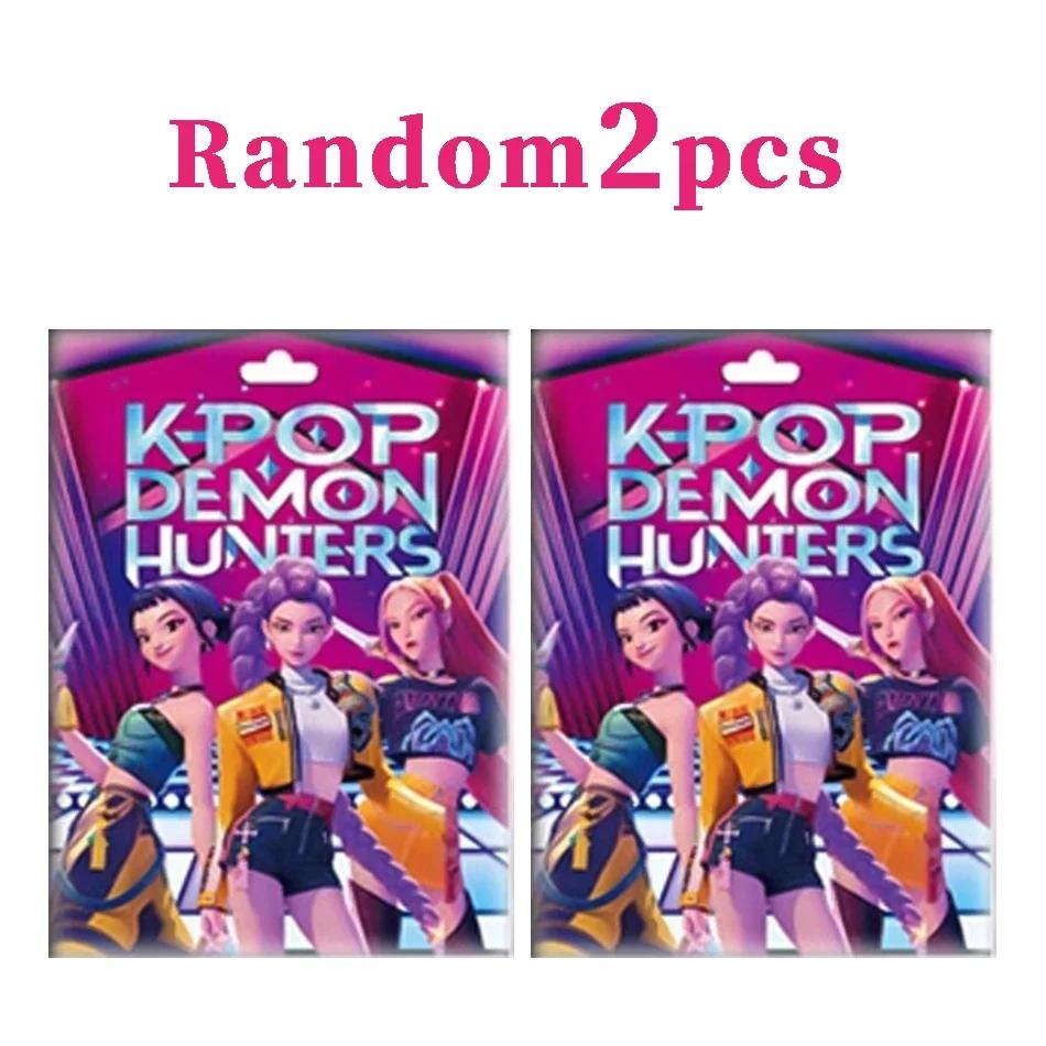 24 Stück Zufällige Blindbox 5,3-11,5cm Anime KPop Dämonenjäger Girlgroup RUMI MIRA ZOEY Figur Action Pvc Modelle Spielzeug Ornamente Geschenke