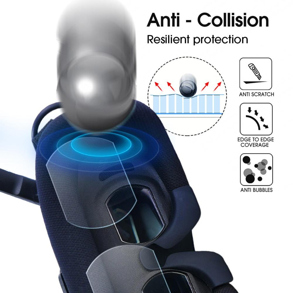 1-5 Set Pellicola Protettiva Schermo in Vetro Temperato per DJI Goggles N3 Copertura Completa Pellicola Protettiva Per DJI N3 AR HD Antigraffio Vetro Trasparente